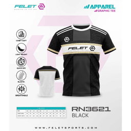 FELET RN 3621 RN3621 Graphic Badminton T-SHIRT