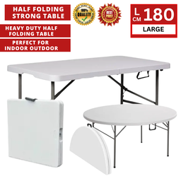 HALF FOLDING STRONG TABLE (MEJA) 