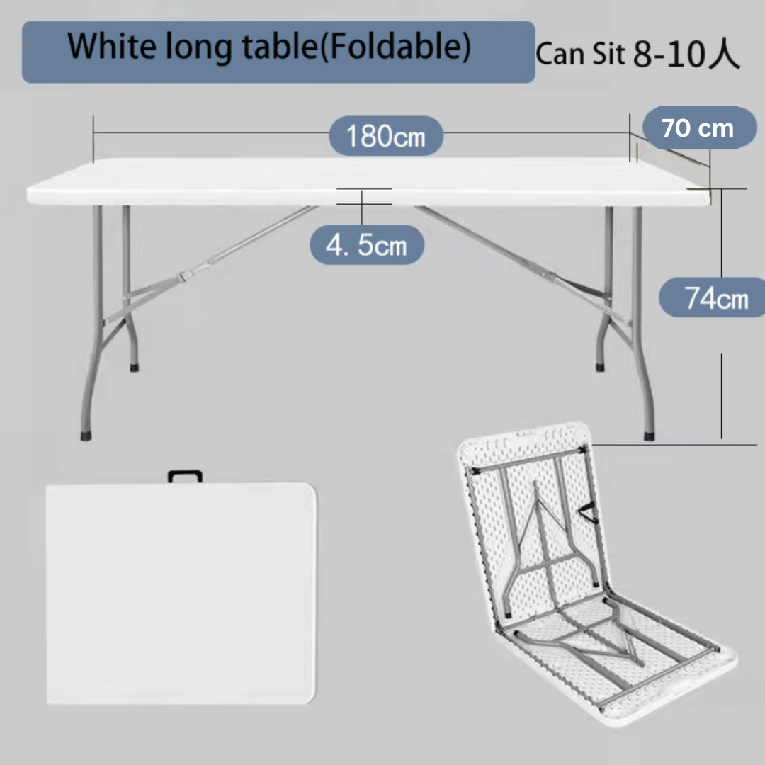 HALF FOLDING STRONG TABLE (MEJA) _5