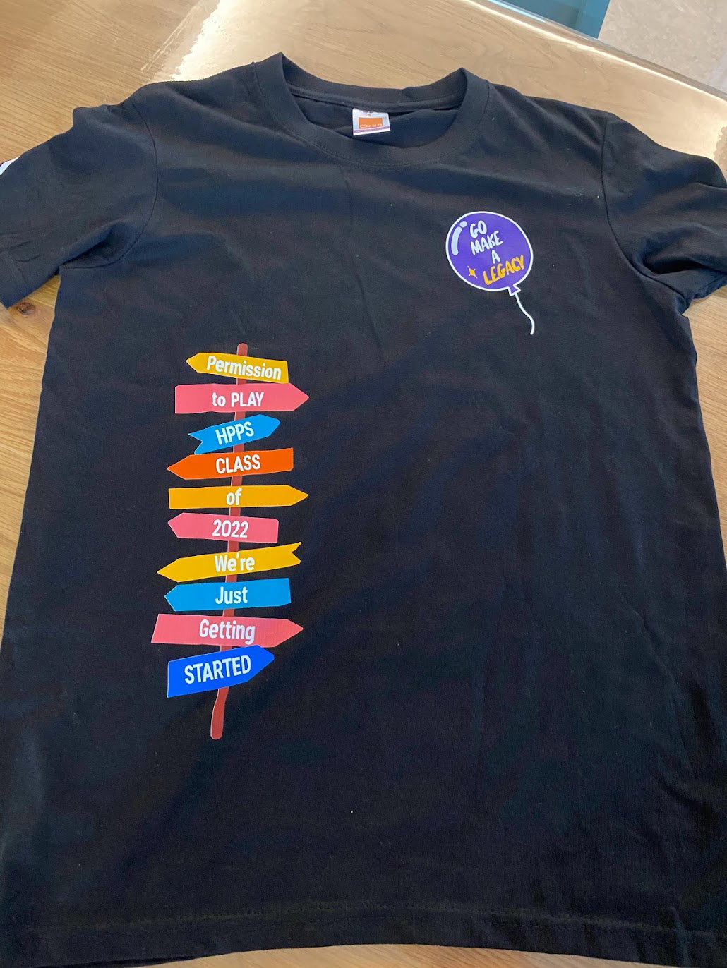 2022 HPPS Grad Tee (Classes on sleeves)