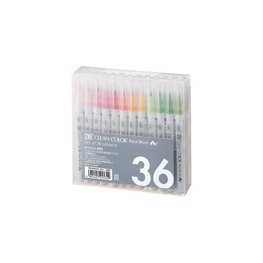 ZIG Kuretake Clean Color Real Brush Set - 36 Colors_0