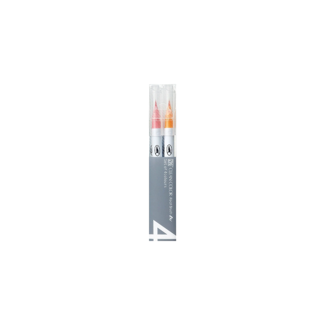 ZIG Kuretake Clean Color Real Brush - Set of 4_2