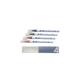 ZIG Kuretake Clean Color Real Brush - Set of 4