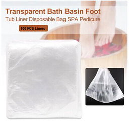 Disposable Cover for Pedicure Spa Basin - 100Pcs in bag