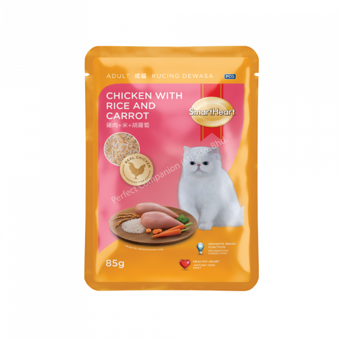 SmartHeart Chicken W/Rice & Carrot 4 X 12 X 85G (1 Carton)_0