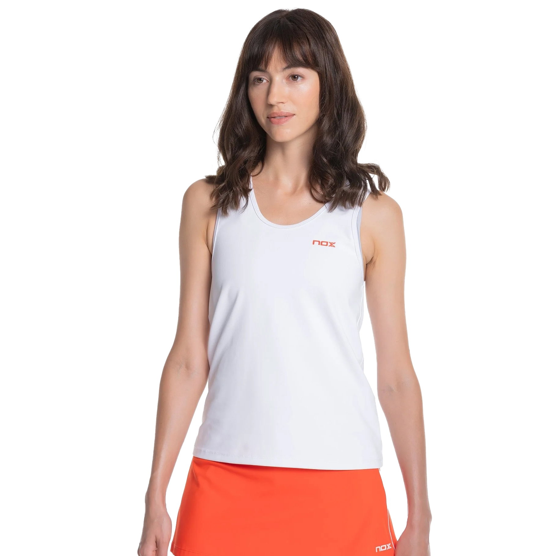 NOX Women (Tirantes) Strap T-Shirt Team Fit White_1