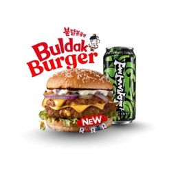 Classic Combo Buldak Chicken Burger 