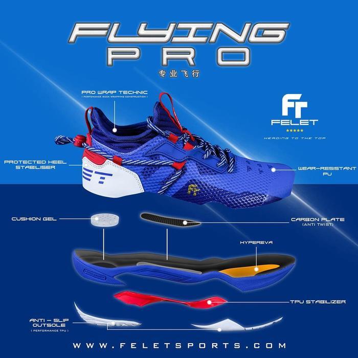 FELET- Flying Pro Badminton Shoes