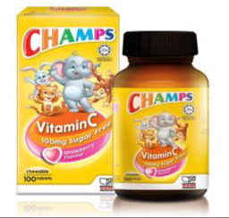 Champs C STRAWBERRY 100MG 100s