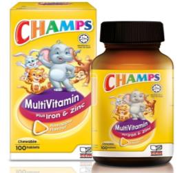 Champs MULTIVITAMIN WITH IRON & ZINC 100s_0