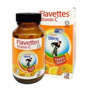 Flavettes ORANGE 500MG 50'S (SUGAR FREE)