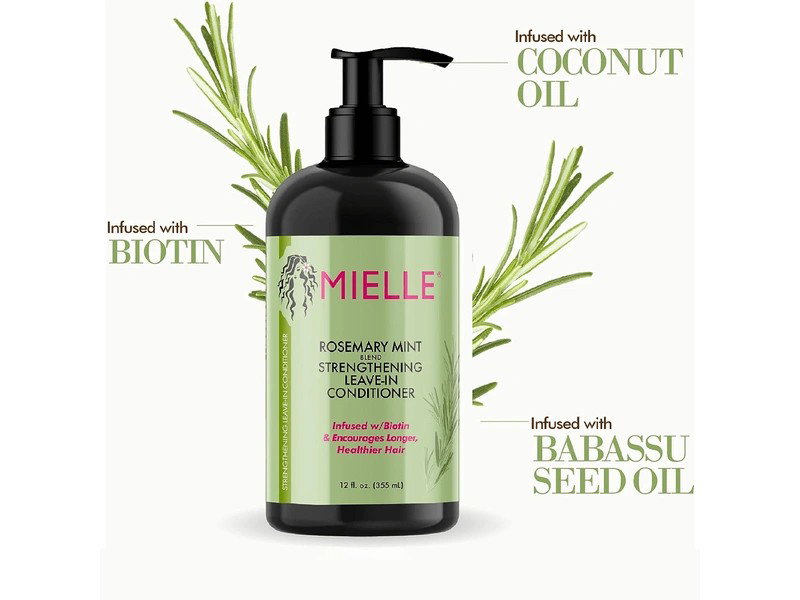 Mielle Rosemary Mint Strengthening Leave-In Conditioner - 355g_1