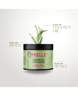 Mielle Rosemary Mint Strengthening Hair Masque - 340g