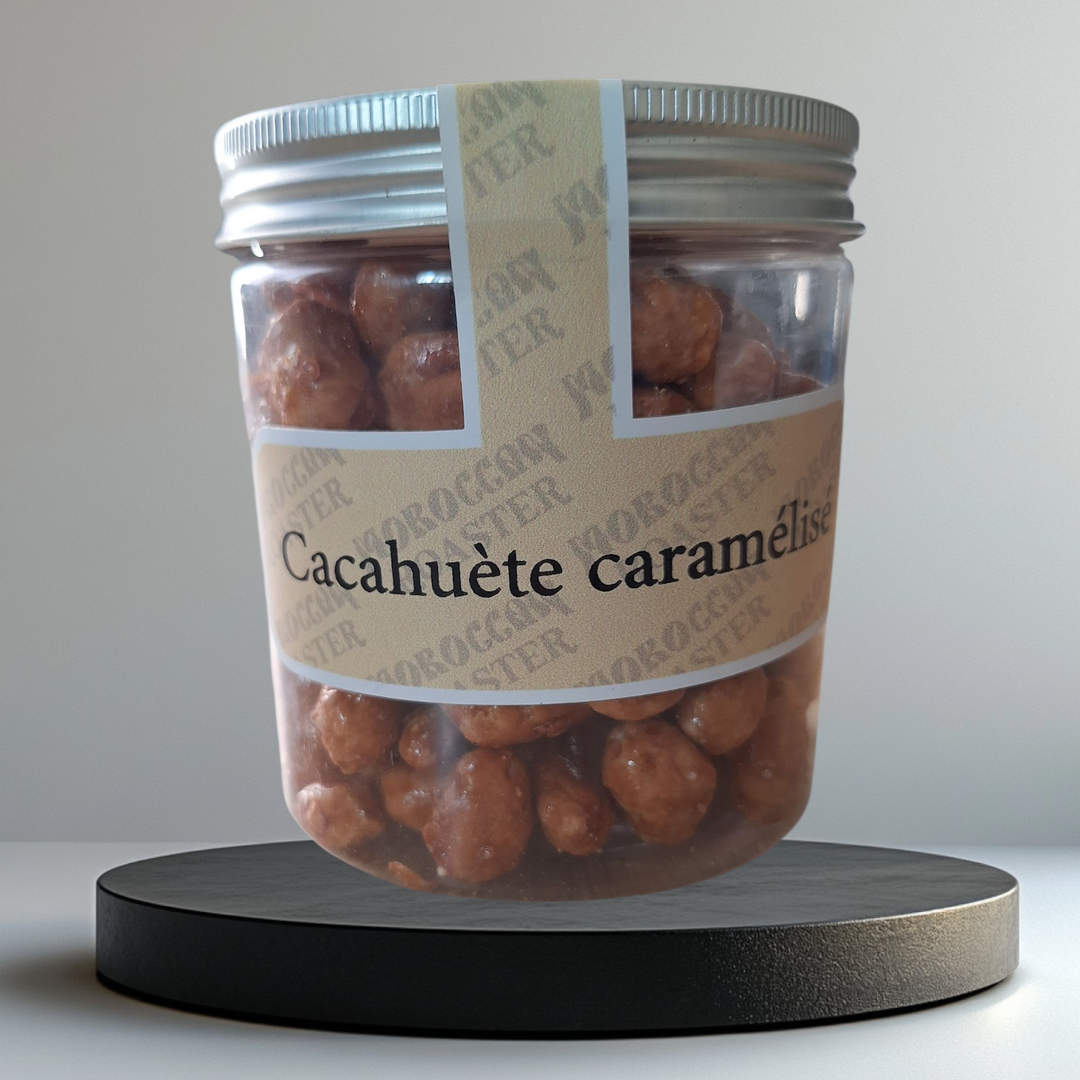 Cacahuètes caramélisées en boîte