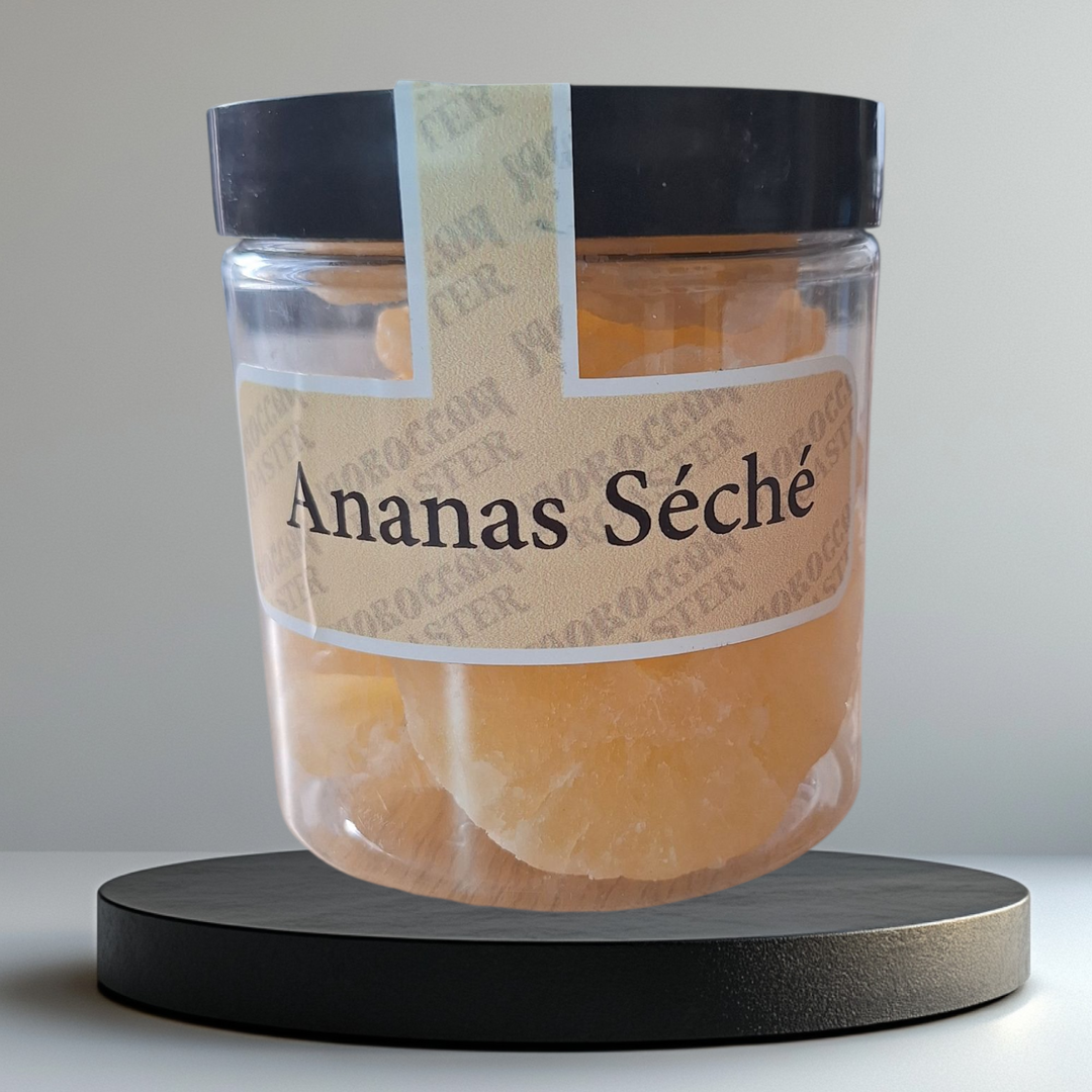 Ananas séché en boîte