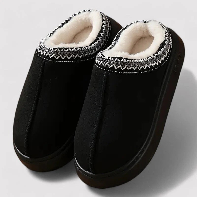 Pantoufle en velours avec Finition Broderie_1