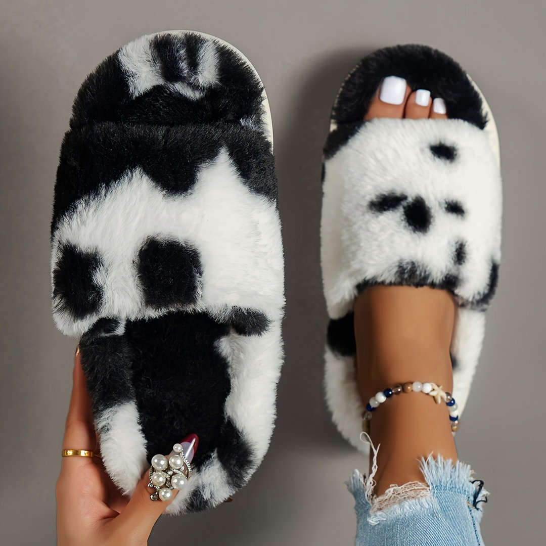 Pantoufle en Fourrure Ultra-Douces 