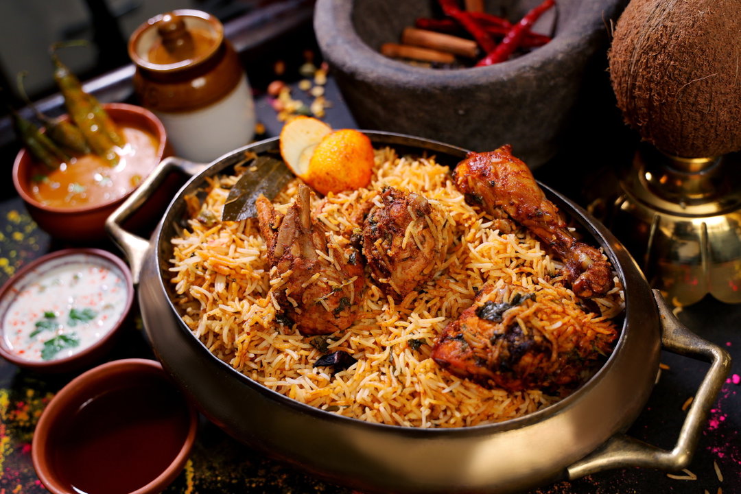 Chicken Fry Piece Biryani Andhra Style