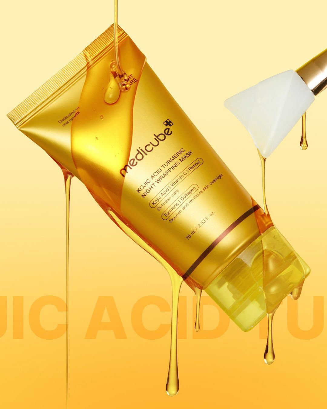 Medicube Kojic acid turmeric night wrapping mask _1