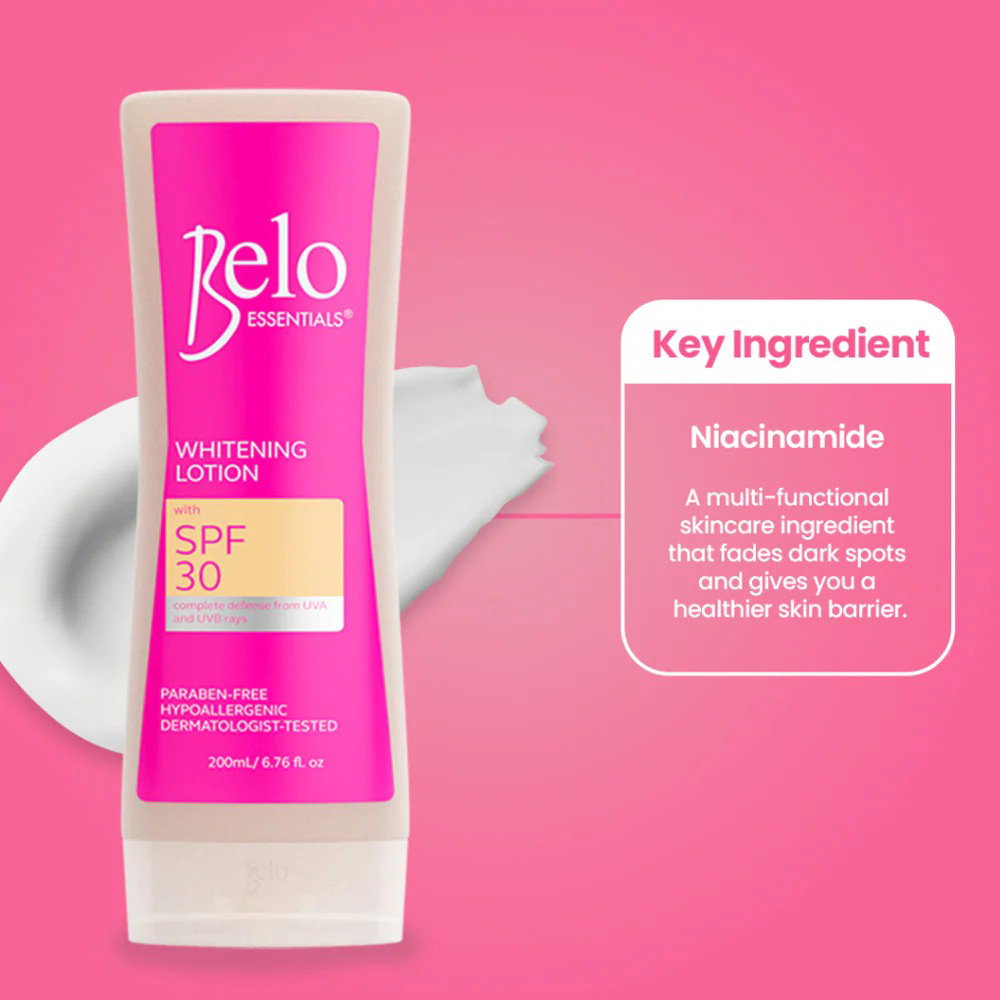 Belo Essentials Whitening Lotion with Skin Vitamins - 200ml_1