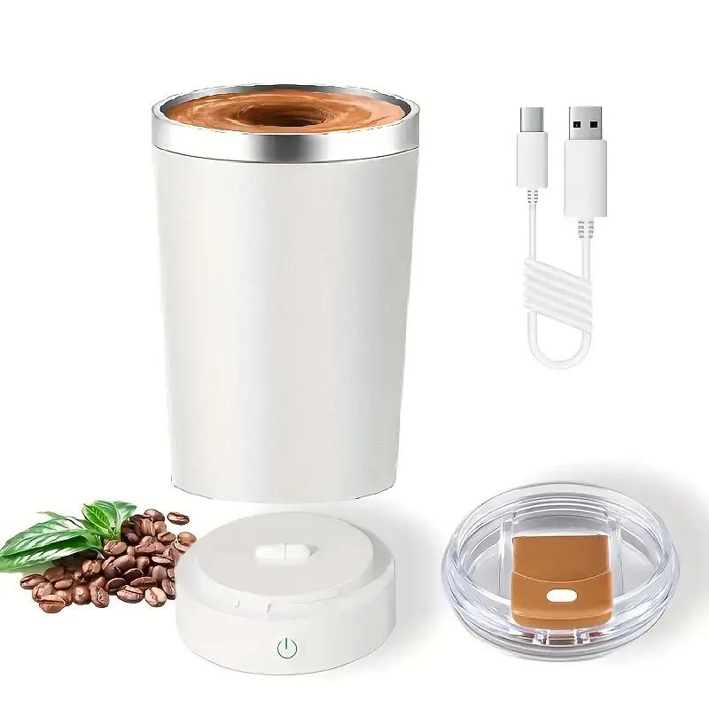  Tasse à Café avec Couvercle et Agitation Automatique, 400ml_2