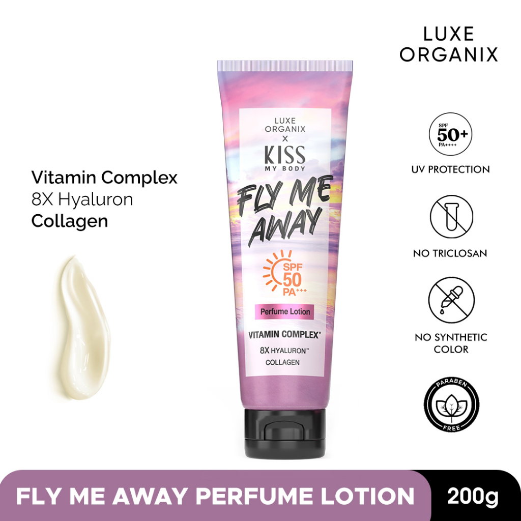 Luxe Organix x Kiss My Body Fly Me Away Perfume Lotion - 200ml_1
