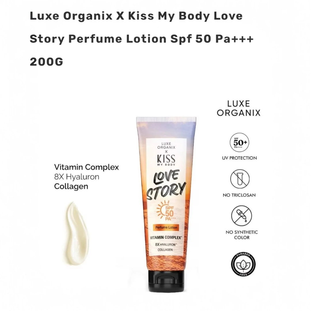Luxe Organix Kiss Love Story Perfume Lotion - 200ml