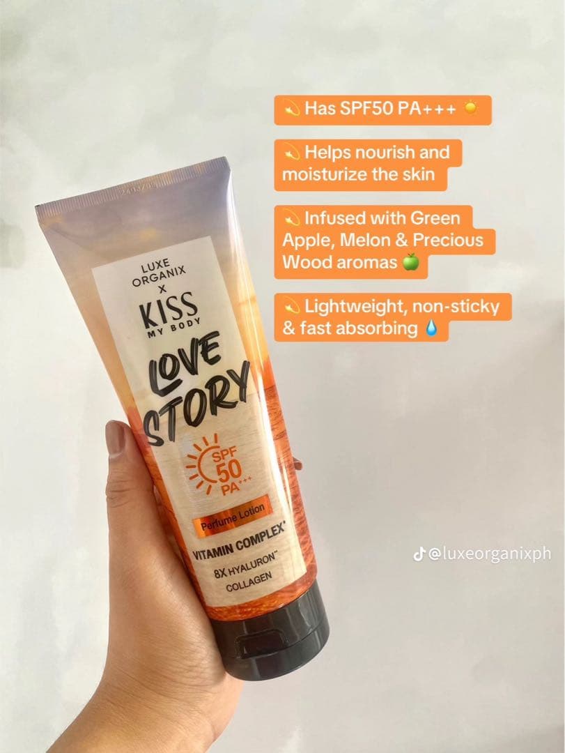 Luxe Organix Kiss Love Story Perfume Lotion - 200ml_1