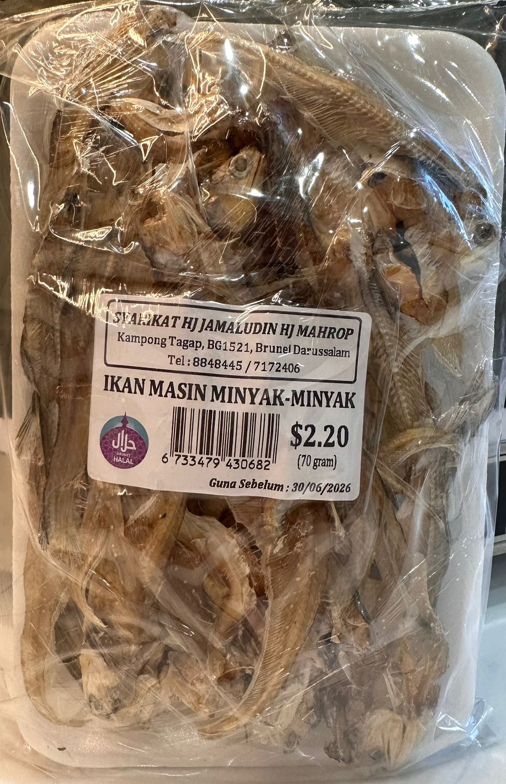 Ikan Masin Minyak-Minyak 70G