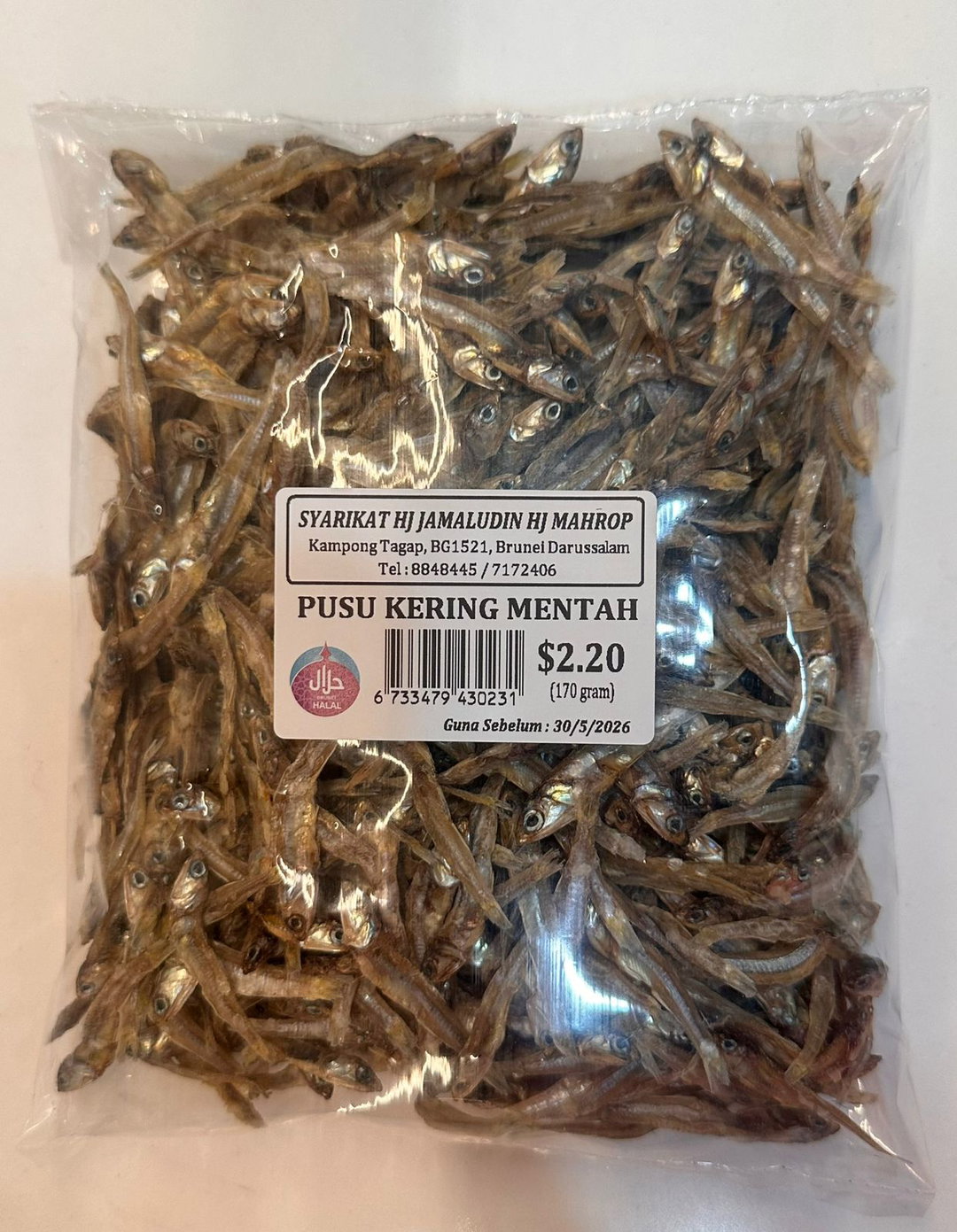 Pusu Kering Mentah 170G