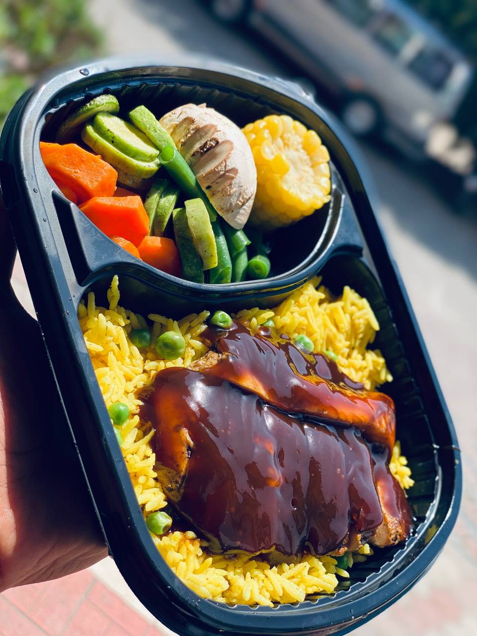 Chicken BBQ Meal - 702 Cal
