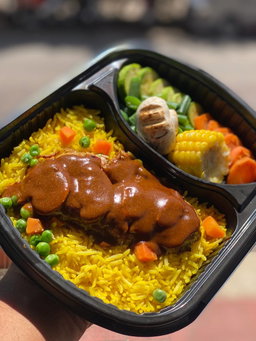 Gravy chicken mushroom - 615 Cal