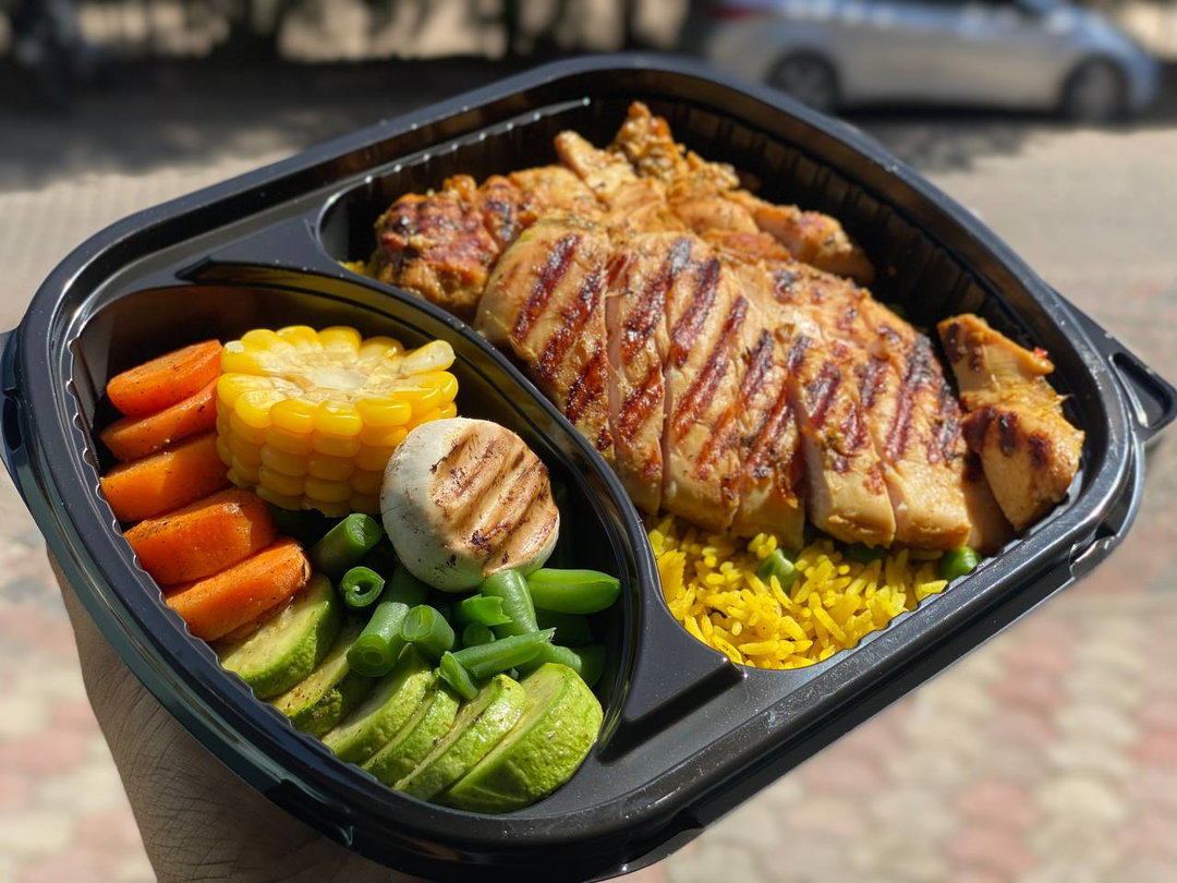 High protein Double Grilled Chicken - 583 Cal