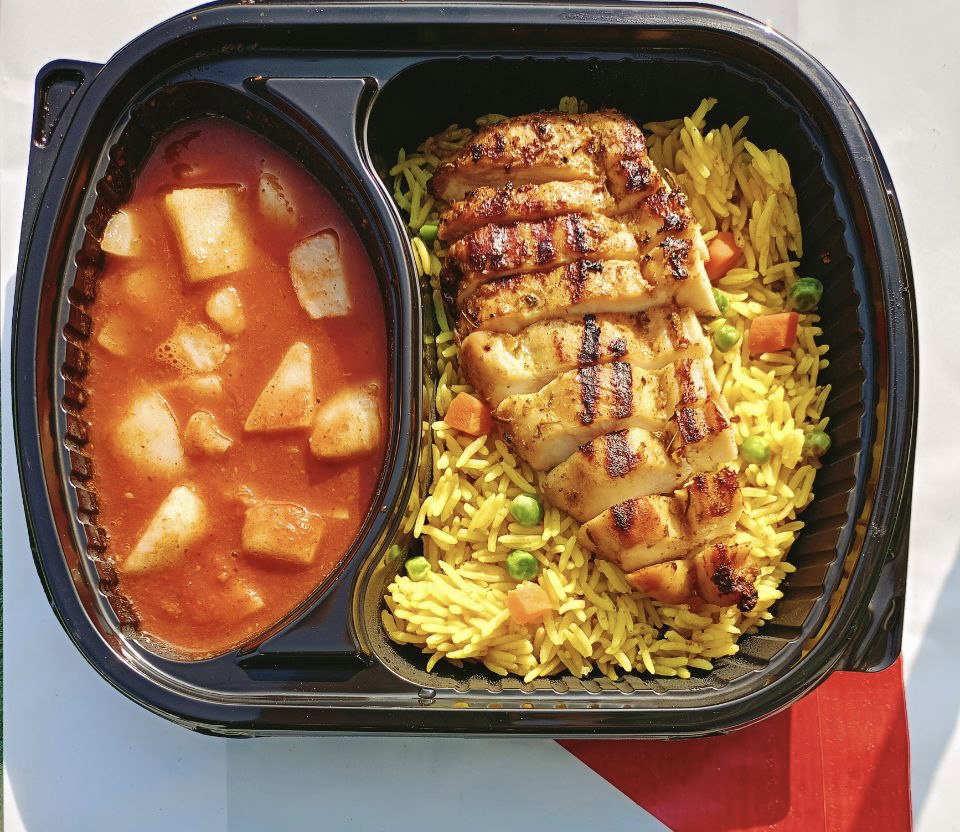 Potato Chicken meal - 579 Cal