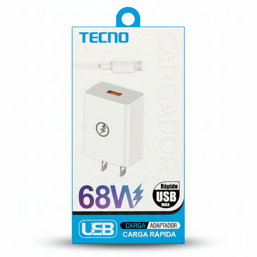 Cargador Tecno | 68W