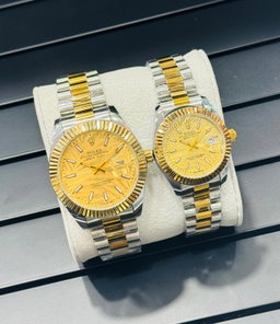 Rolex Day Date Index Dial Couple Battery