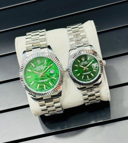 Rolex Day Date Index Dial Couple Battery