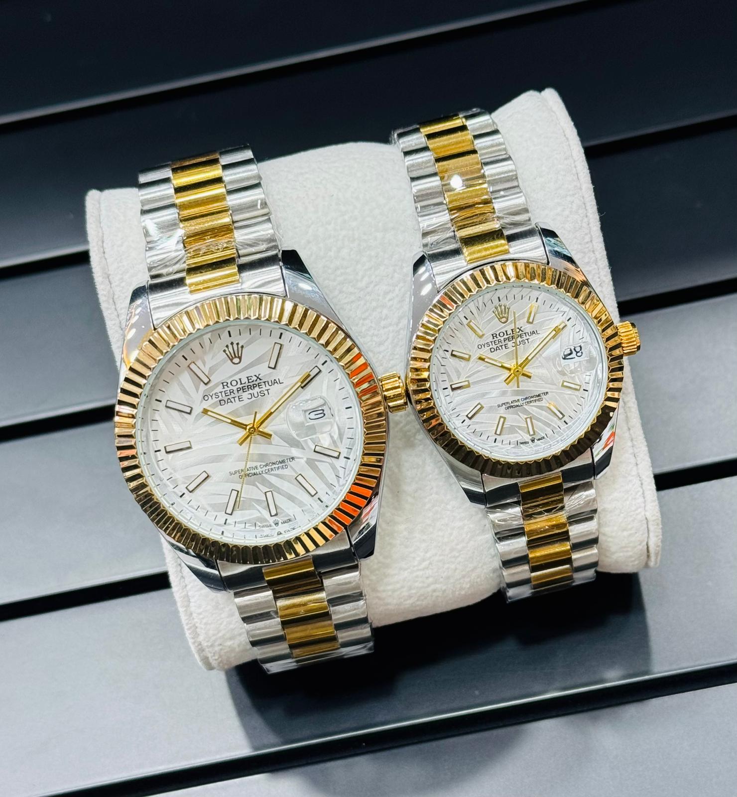 Rolex Day Date Index Dial Couple Battery_13