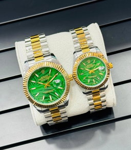 Rolex Day Date Index Dial Couple Battery