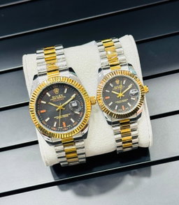Rolex Day Date Index Dial Couple Battery