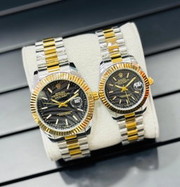 Rolex Day Date Index Dial Couple Battery