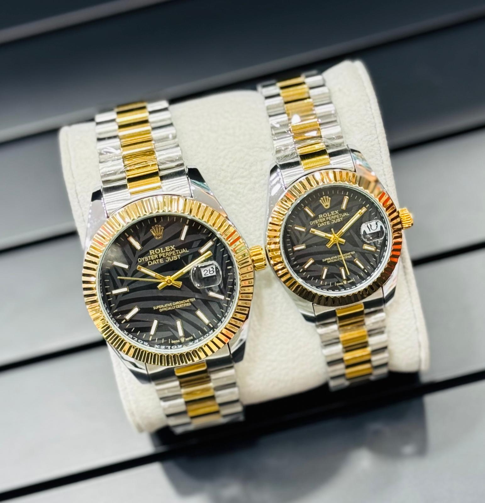 Rolex Day Date Index Dial Couple Battery_17