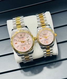 Rolex Day Date Index Dial Couple Battery