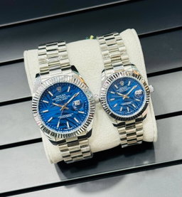 Rolex Day Date Index Dial Couple Battery