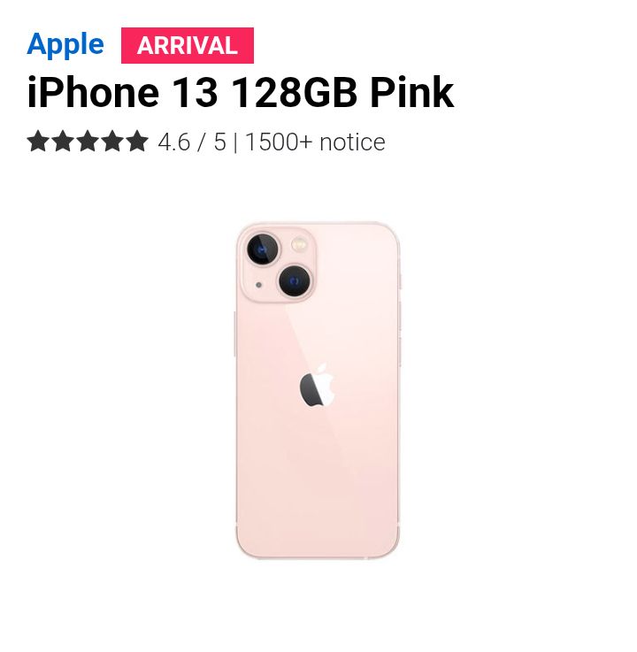 iPhone 13 Pink 128GB_2