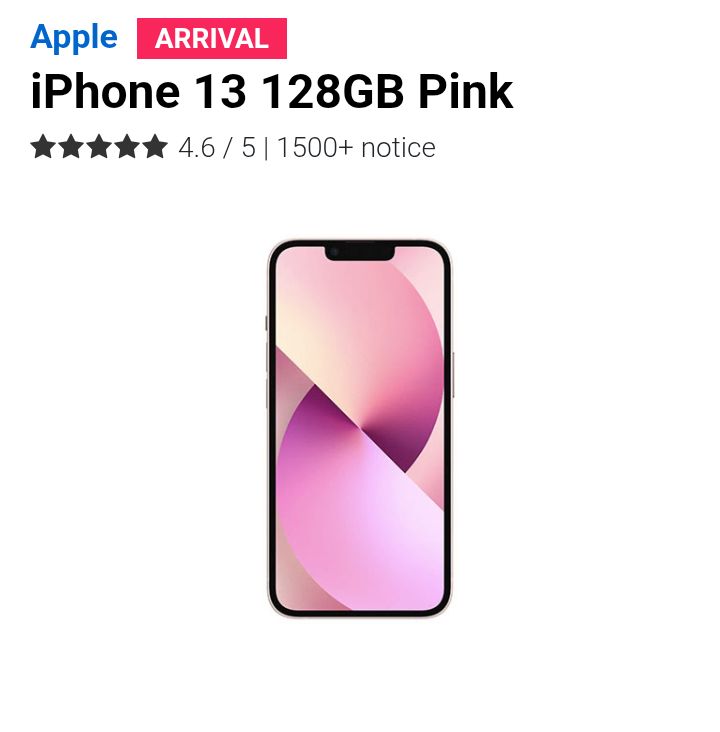 iPhone 13 Pink 128GB_1