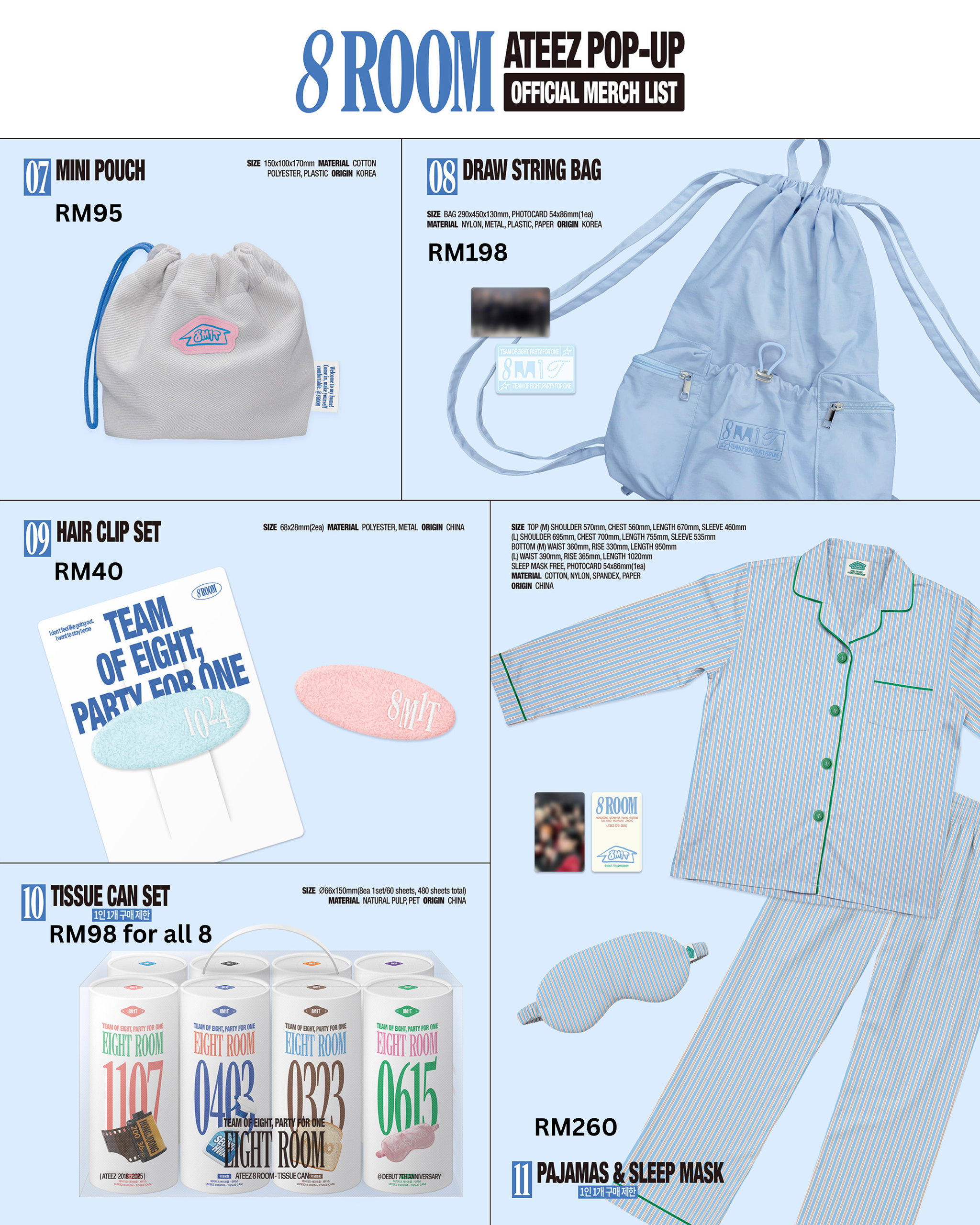 Ateez 8ROOM Pop-Up Official Merch_0