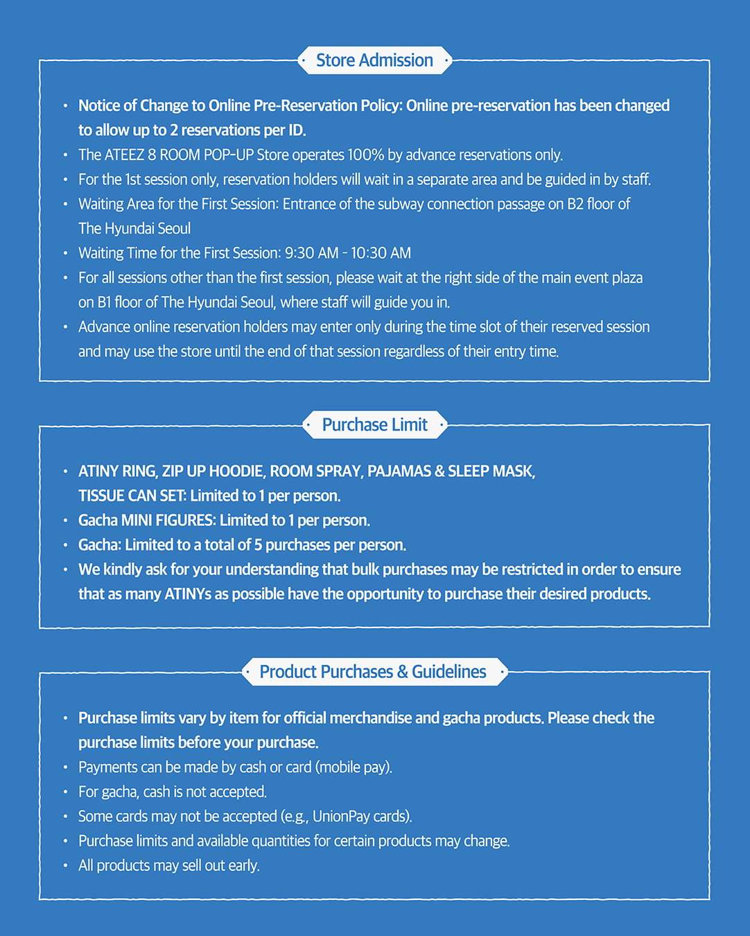 Ateez 8ROOM Pop-Up Official Merch_4