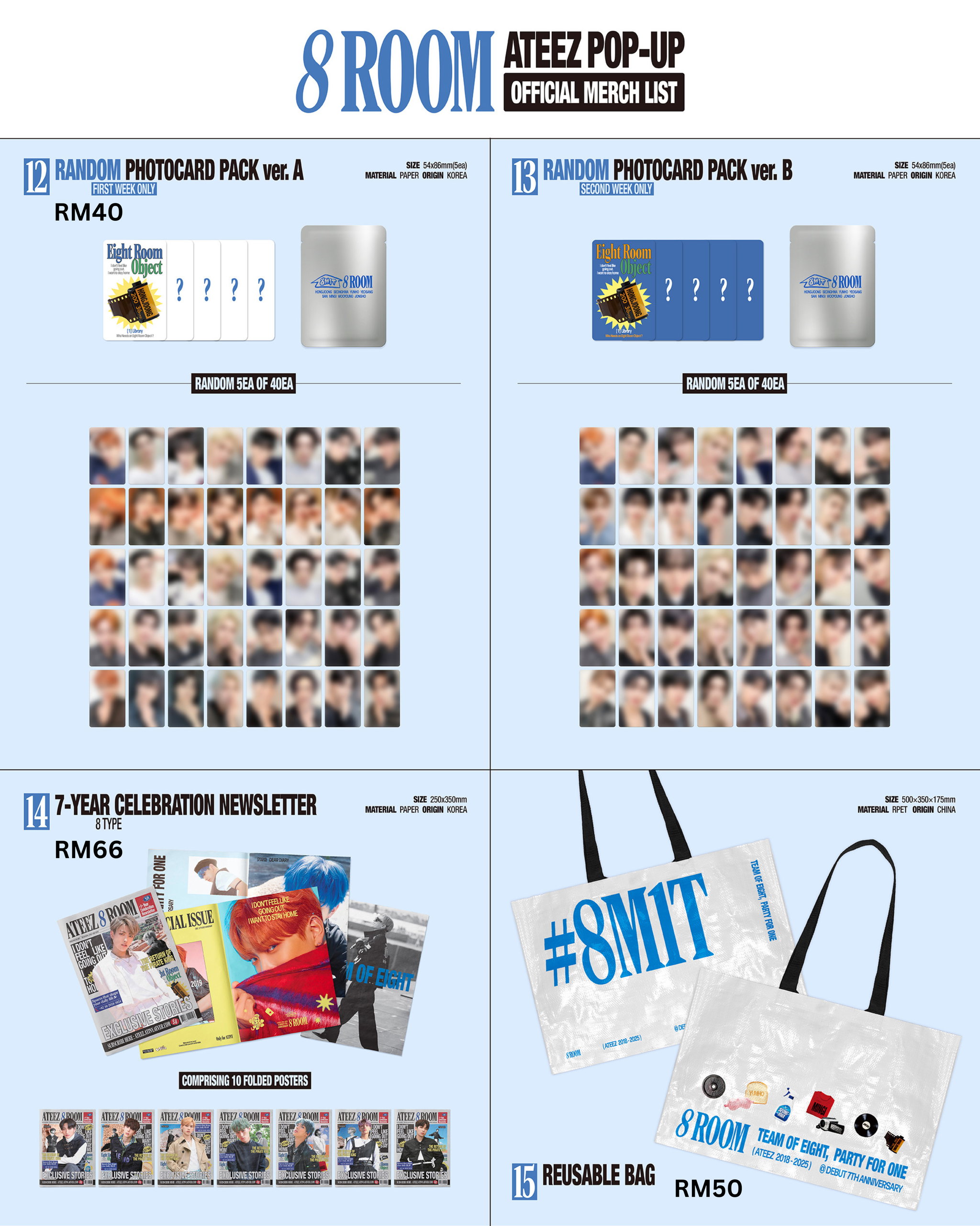 Ateez 8ROOM Pop-Up Official Merch_1