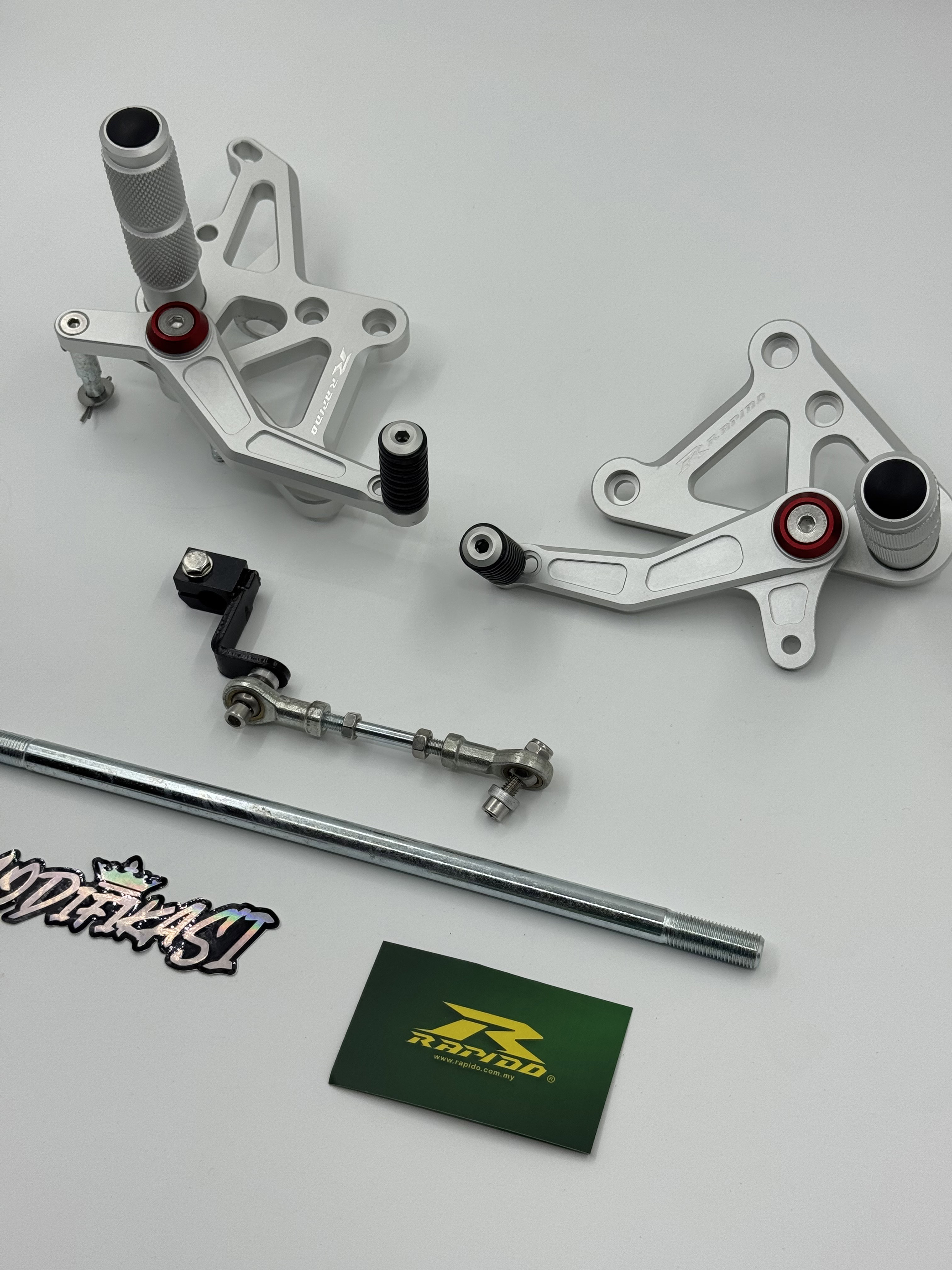 Rapido Single footrest sets_1